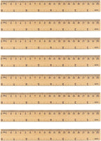 144 Packs Wooden Rulers, 8 Inch Double Sided Wood School Ruler - Image 2