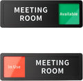 Meeting Room Office Door Sign Do Not Disturb, Versatile In-Use/Available Slider by Abudada