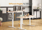 Claiks Standing Desk with Drawers, 55x24 Inch Electric Stand Up Adjustable - Image 2