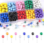 1000 Pcs Multi-Color Push Pins, Map Pins by Unknown