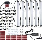 Litever Kitchen Under Cabinet LED Lighting Kit Plug-in, Super Bright, Daylight by Litever