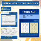 2 Pack 800 Pcs Tardy Slip Book - Image 2