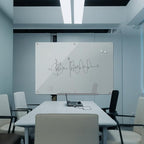 TOWON 6 x 4ft Glass Whiteboard Wall – Magnetic White Dry Erase Board - Image 3