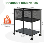 Sbanmao Rolling File Cart, Mobile File Cabinet - Image 7