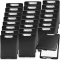 Geyee 24 Pcs Clipboard with Storage Plastic Foldable Nursing Clipboard Storage by Geyee