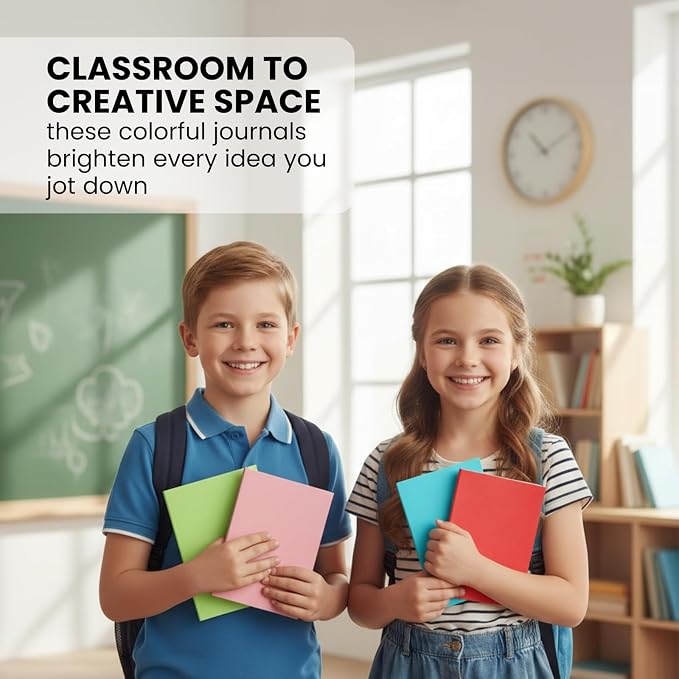 A6 Lined Journals 24 Pack – Mini Notebooks - Image 5