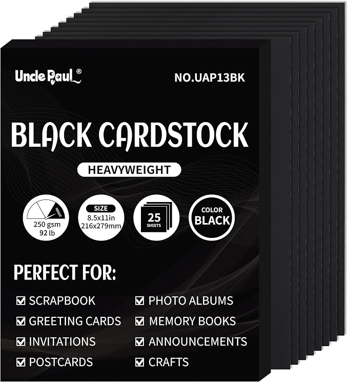 Black Cardstock by UnclePaul