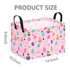 FUULOXE Storage Bin for Shelves Rectangle Closet Baskets Foldable Box - Image 2