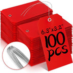 100 Plastic Shipping Tags by XUWAIDSGN
