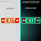 iSYFIX Exit Stickers Signs - Image 2