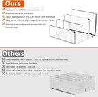 Richboom Acrylic File Sorter, 8.5"x6.3"x6.2", Upright File Organizer - Image 5