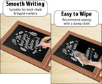 Newzealkids Tabletop Chalkboard Signs 10.2"x14" Magnetic Small Chalkboard Sign - Image 4