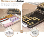 Nuvretk 54 Slot Wax Seal Stamp Head Storage Box - Image 5