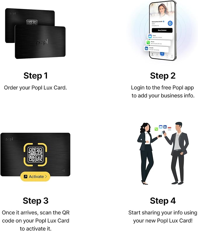 Popl Smart NFC Business Card - Image 5