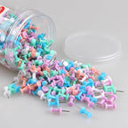 Yalis Push Pins 600 Count Macarone Colors, Standard Multicolored Thumb Tacks - Image 3
