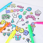 Amazon Basics Highlighters, Fluorescent Ink, Chisel Tip, School Supplies - Image 7