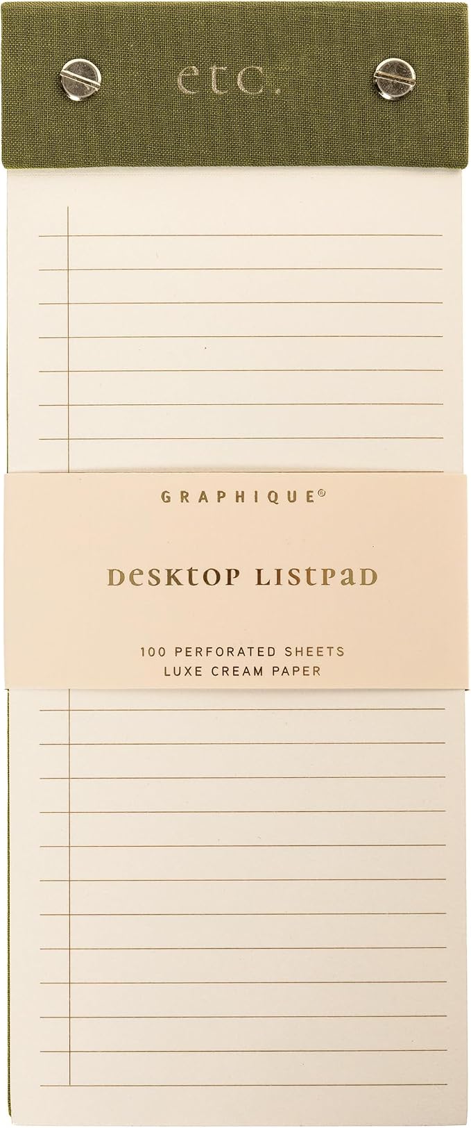 Graphique Post-Bound List Pad Luxe Collection, Perforated Sheets To-Do Notepad - Image 4