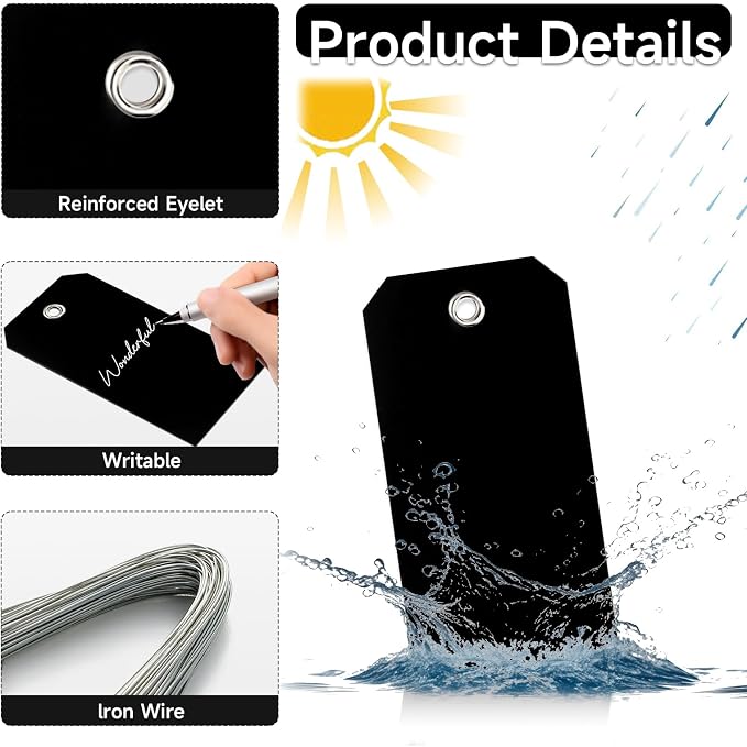 100 Pcs Waterproof Hanging Price Tags - Image 3