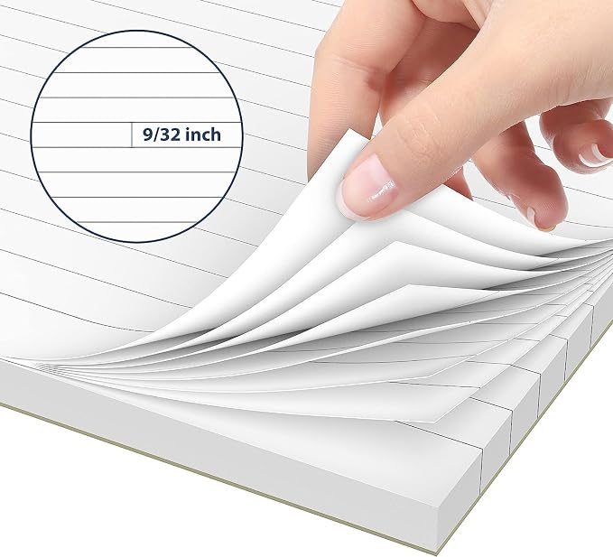 8 Pack Note Pads 4x6 Inch Paper of White Small Notepads - Image 3