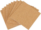 MIDELONG Self-Adhesive Cork Sheets 4"x 4" by MIDELONG