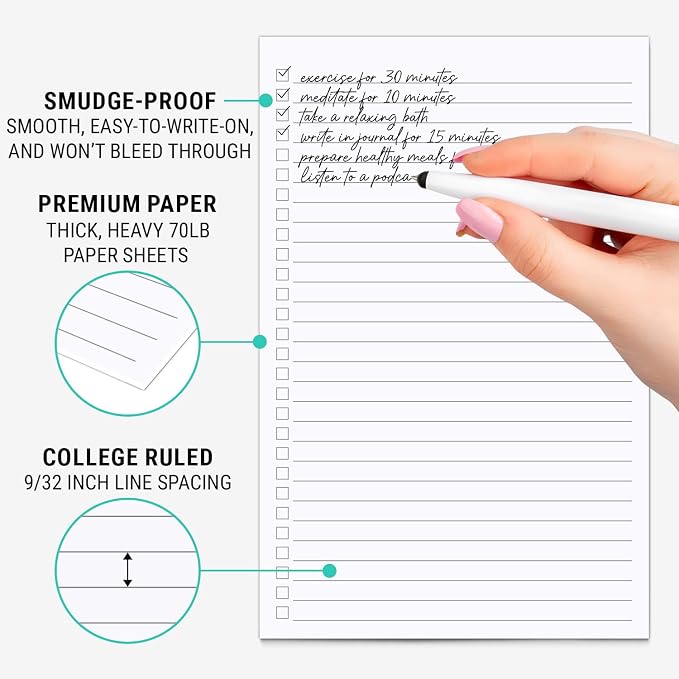 321Done Checklist Notepad Planning Pad - Image 3