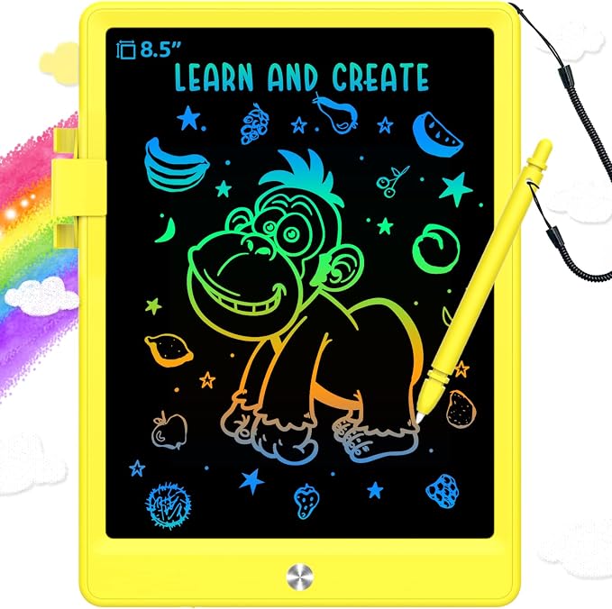 BUKEBU Toddler Toys for 3-6 Years Old Girls Boys, LCD Writing Tablet 8.5 Inch by BUKEBU