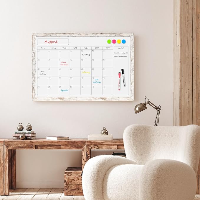 Monthly Dry Erase Calendar Whiteboard - Image 8