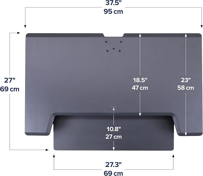 Ergotron – WorkFit-TL Standing Desk Converter, Dual Monitor Sit Stand Desk Riser - Image 3
