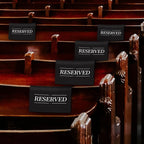 24 Pcs Reserved Seating Signs Reserved Chair Sign Printed Placeholder - Image 4