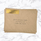 Gold Foil Personalized Return Address Labels Without Dispenser - Image 4