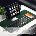 Leather Desk Pad Protector, 47.2'' x 23.6'', Suede Base Desk Blotter, Non-Slip - Image 5