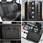 Fireproof File Organizer with Lock, Hard-Shell Case Fireproof Document Box with - Image 6