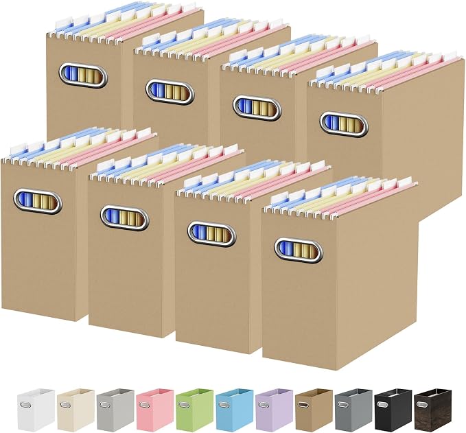 Oterri Cardboard File Organizer Box by Oterri