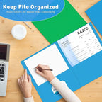Two Pocket Folders, RAZCC 50 Pack File Folders - Image 6