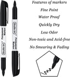 Shuttle Art Permanent Markers, 70 Pack Black Permanent Marker set, Fine Point - Image 3