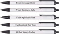 RevMark Personalized Ballpoint Pen, Custom Printed Name, Business or Event by RevMark