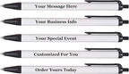 RevMark Personalized Ballpoint Pen, Custom Printed Name, Business or Event by RevMark