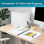 3 Ring Binder, LAYZZ 12 Pack 1 Inch Binders 3 Ring - Image 6