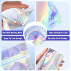 100pcs 6x9 inch Holographic Resealable Packaging Bags - Image 4