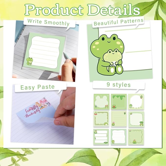 Lovarywow Frog Sticky Notes Gifts - Image 3