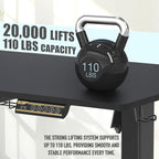 SHW 48-Inch Electric Height Adjustable Standing Desk - Image 7