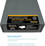 Lineco Museum Archival Storage Box, 8.75x10.75x3 in. Drop Front Design. - Image 5