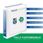 Samsill 2 Inch 3 Ring Binders, Made in USA, Economy Round Ring, 425 Sheet - Image 3