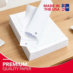 Kaisa Notebook Paper 24 Pack 3600 sheet 8x10.5 Wide Ruled Loose Leaf Paper - Image 2