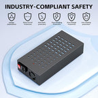 400W USB Charging Station, 60 Port USB C Charging Station - Image 4