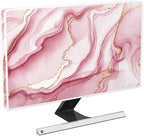 Baocicco Gold Pink Marble Waterproof TV Display Screen Cover 70 Inch TV by Baocicco