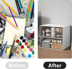 Desk Organizer Stackable Storage Drawers - Image 4