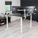 VIVO Electric Corner 75 x 63 inch L-Shaped Standing Desk, Memory Height - Image 8