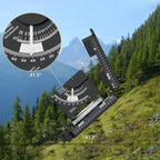 Anbte Compass Hiking Survival, IP65 Waterproof Metal Compass - Image 6