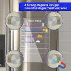 AITEE Acrylic Magnetic Weekly Meal Planner - Image 5